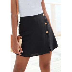 Vivance Broekrok met decoratieve knopen, zomerse skort