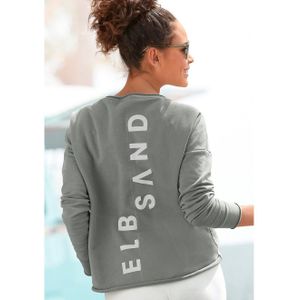 Elbsand Sweatshirt Raina met logoprint op de rug, sportief-casual