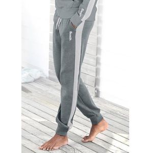 Bench. Loungewear Sweatbroek met strepen opzij en smalle pijpen