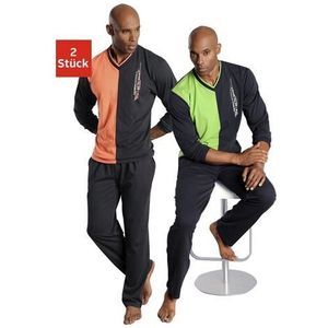 le jogger® Pyjama in lang model (4-delig, Set van 2)