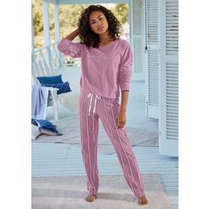 Vivance Dreams Pyjama met frontprint (2-delig, 1 stuk)