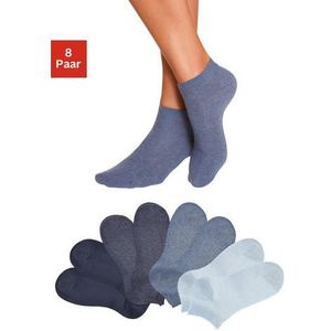 Go in Korte sokken uni in basic kleuren (set, 8 paar)