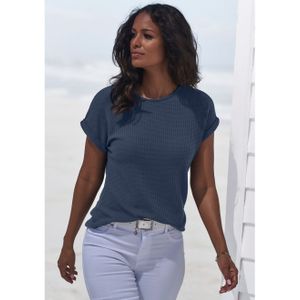 Vivance Shirt met korte mouwen Van zachte piquékwaliteit