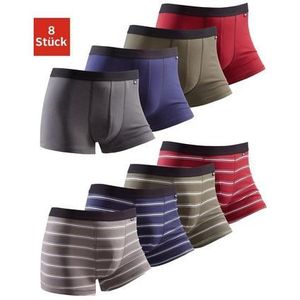 Buffalo Boxershort met contrastkleurig weefband (set, 8 stuks)