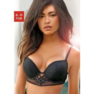 Lascana Push-up-bh in prachtige vlecht-look, sexy dessous