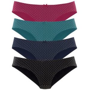 s.Oliver RED LABEL Beachwear Bikinibroekje van elastisch katoen (set, 4 stuks)
