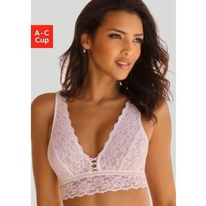 Vivance Bralette zonder beugels, rondom gebloemd kant, lingerie