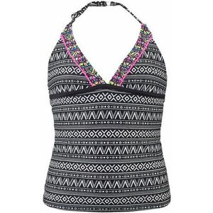 Buffalo Tankini met etnoprint en contrastdetails