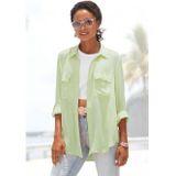 Vivance Overhemdblouse van zachte lyocellkwaliteit, luchtige damesblouse, casual-chic