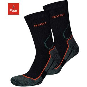 H.I.S Werksokken PROTECT voor een optimale bescherming in werkschoenen (2 paar)