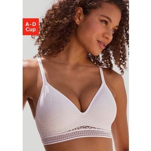 Lascana Bralette-bh zonder beugel met ingebouwd push-up kussen, lingerie