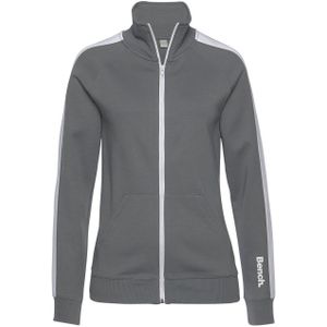Bench. Loungewear Sweatvest met zijstrepen en staande kraag, loungewear