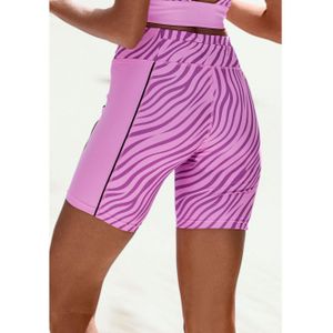 active by Lascana Short -Sportshorts, Korte broek Sportshorts met subtiele zebraprint