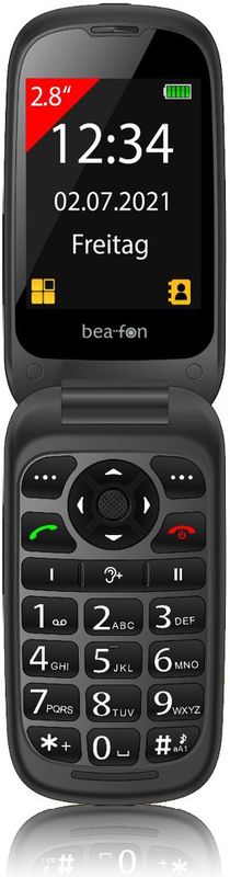 Beafon SL720s BNL Senioren mobiele telefoon - 2G - Noodknop - Zwart