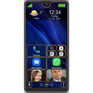 Beafon M6S Simlock vrije Senioren Smartphone | Android 10 |4G | Touchscreen 6,26”- 15,9 cm | WhatsApp | SOS Knop | Nederlandstalig menu