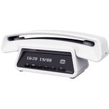 Alcatel E-pure Premium DECT Huistelefoon wit: Stijlvol & Veilig met Blokkeerfunctie & Antwoordapparaat