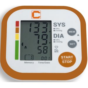 Cresta Care BPM630S Bovenarm digitale bloeddrukmeter | Onregelmatige hartslag herkenning | Dabl gecertificeerd| XL manchet 22 - 42 cm