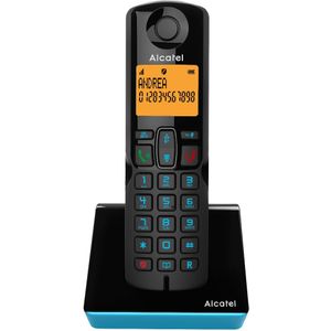 Alcatel S280 Dect Senioren Huistelefoon Zwart/Blauw