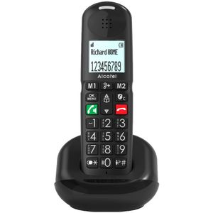 Alcatel - XL685 EWE - Draadloze Vaste Telefoon - Zwart - Ergonomisch Ontwerp