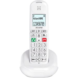 Alcatel - XL685 - DECT Telefoon - Wit - Handsfree Bellen - Grote Toetsen