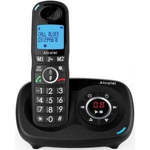 Alcatel XL595B senioren dect telefoon met antwoordapparaat - ongewenste bellers blokkeren - grote toetsen - telefoonboek voor 100 nummers