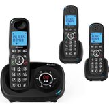 Alcatel XL595B Trio Dect set met 3 handsets met blokkering ongewenste beller