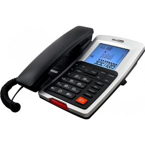 Maxcom KXT709 Senioren Huistelefoon voor de Vaste Lijn - LC Display - 1 Geheugentoets - Led-indicator voor Inkomend Belsignaal