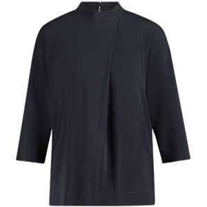 Claudia Sträter top donkerblauw