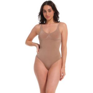 MAGIC Bodyfashion Corrigerende Stringbody Low Back Donkerbeige