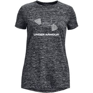 Under Armour sportshirt Tech zwart/wit