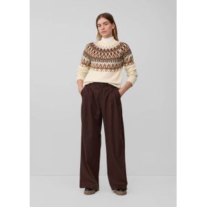 s.Oliver - Pantalon - Flanel - 34 - Met Jaren Larg