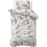 Sleeptime - Dekbedovertrek - Zilvergrijs - 140x200x220 + 1 Kussensloop 60x70