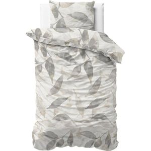 Sleeptime - Dekbedovertrek - Zilvergrijs - 140x200x220 + 1 Kussensloop 60x70