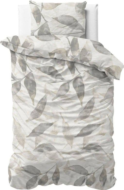 Sleeptime - Dekbedovertrek - Zilvergrijs - 140x200x220 + 1 Kussensloop 60x70