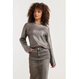 Smashed Lemon Gebreide gelakt damestop |