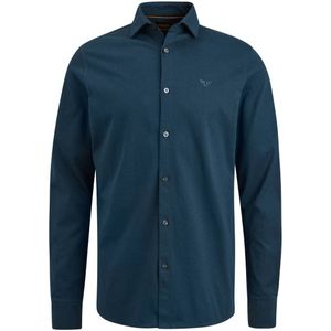 PME Legend regular fit overhemd met logo navy blazer