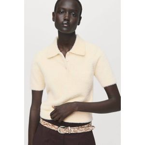 Mango gebreide trui beige