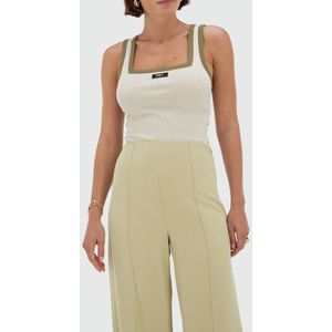 Josh V - Dieda - Singlet - Ecru Melange