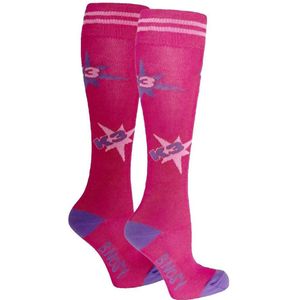 B.Nosy x K3 kniekousen felroze/paars