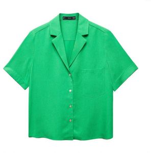 Mango blouse groen