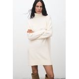 MANGO Gebreide jurk 'TALDOTE'  ecru
