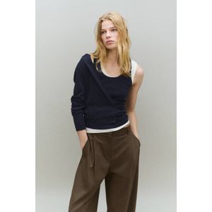 Mango top marineblauw