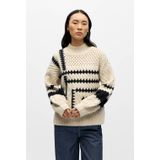 OBJECT trui ecru gebreid