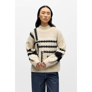 OBJECT trui ecru gebreid