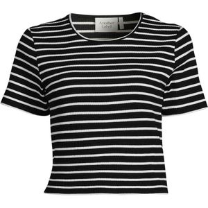 Another-Label gestreept T-shirt zwart/wit