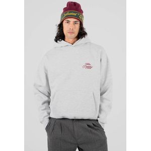 Prohibited hoodie met backprint grijs