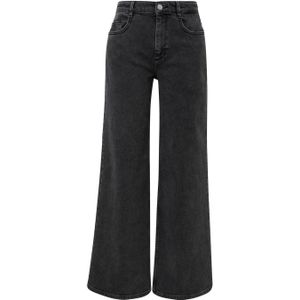 comma wide leg jeans black denim