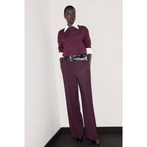 Mango gebreide trui donkerrood