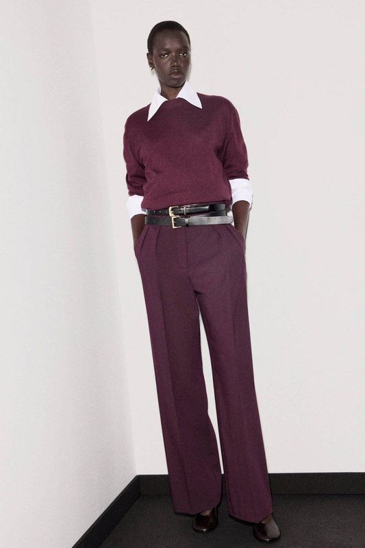 MANGO Trui 'MILI'  bourgogne