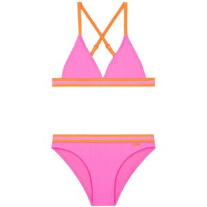 Shiwi triangel bikini Luna roze/oranje